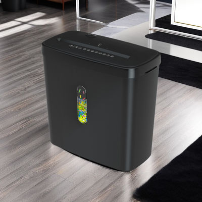 Низкий шум 6 листов кросс-резание бумаги Shredder с 11L емкостью корзины