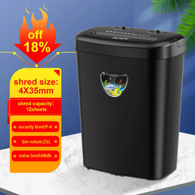 CD228P-12 ETL Сертифицированный 25L Office Paper Shredder с высоким уровнем шума 68 DB