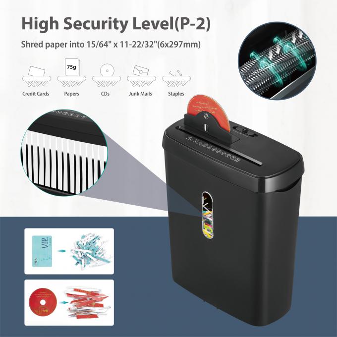 Мини-машина для измельчения офис дома 8 листов А4 резка на листе Cd карточки бумаги с 11L Bin SD108P 2