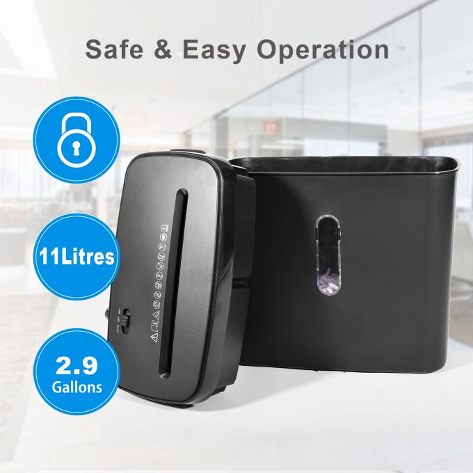 Домашнее управление Использовать небольшие размеры кросс-резать бумагу Shredder Machine 6 листов C502P 4