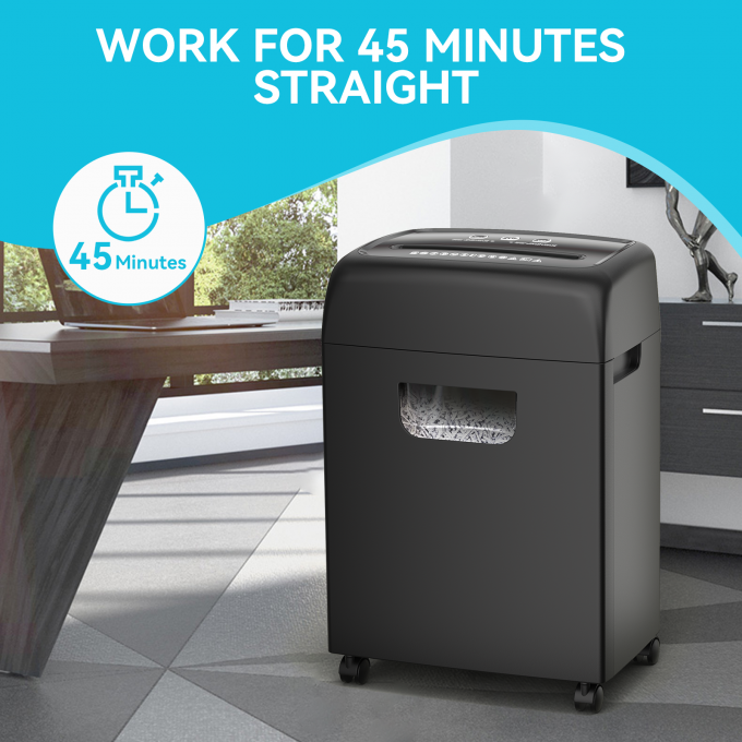 Малый шум Тяжелая бумажная дробилка C281P 18 листов кредитная карта дробилка с 20L контейнера 2