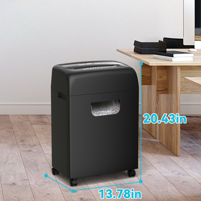 Малый шум Тяжелая бумажная дробилка C281P 18 листов кредитная карта дробилка с 20L контейнера 5