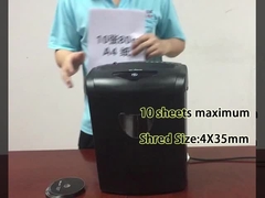CD218P-10 21L Корзина корзины поперечный резка бумаги дробилка для домашнего офиса
